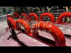 滑らかなコンクリートポンプ 肘軽量 コンクリートポンプ ブームパイプ コンクリートポンプ 肘内膜 セラミック