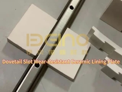 デブテイルスロット 耐磨性セラミック内膜板