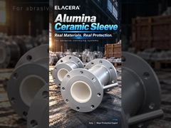 リチウム電池粉体搬送用ステンレスセラミックスリーブライニング管